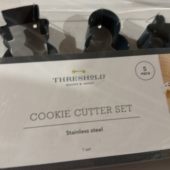 NEW Christmas Cookie Cutters Snowman Cookie Cutters Set Stainless Steel 5pcs - Picture 4 of 4